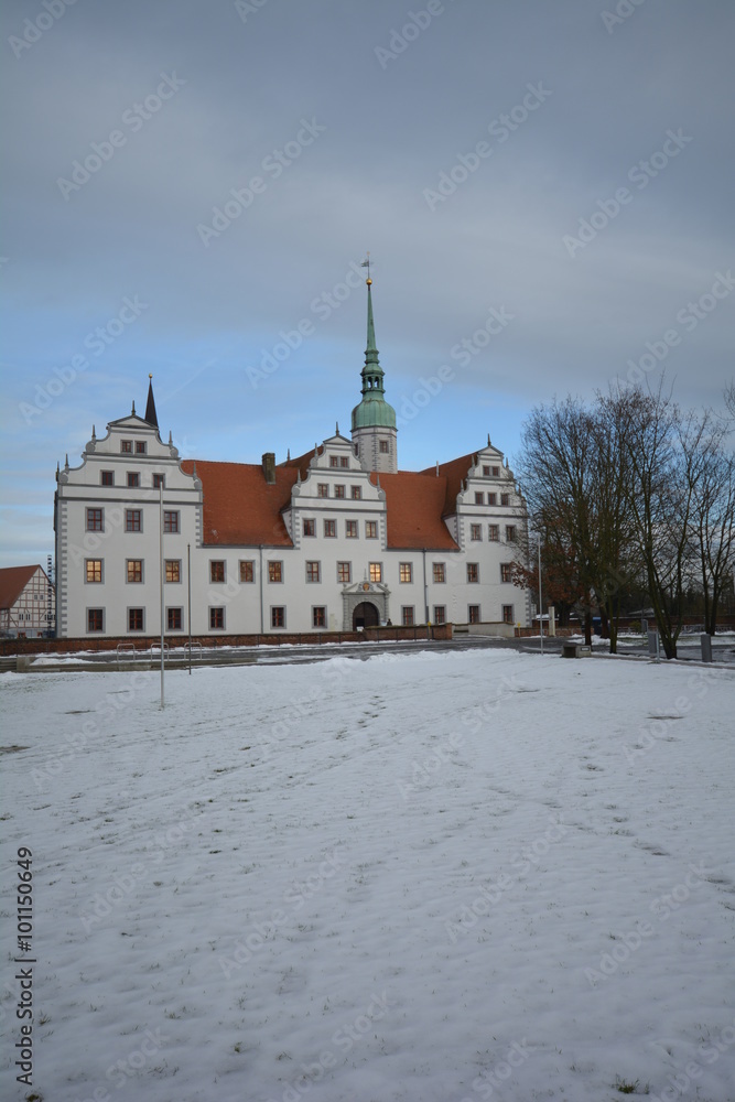 Schloss Doberlug im Winter
