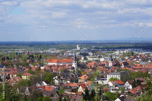 Panoramablick auf Ettlingen