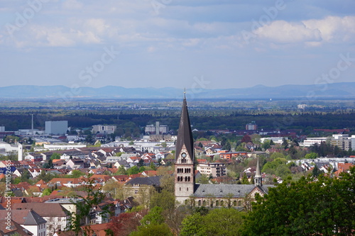 Panoramablick auf Ettlingen