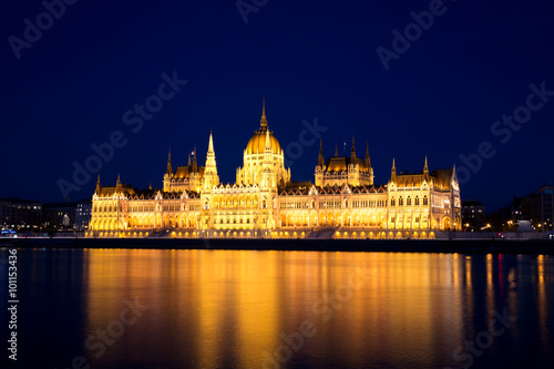 Budapest Parliament at Dusk  Hungary