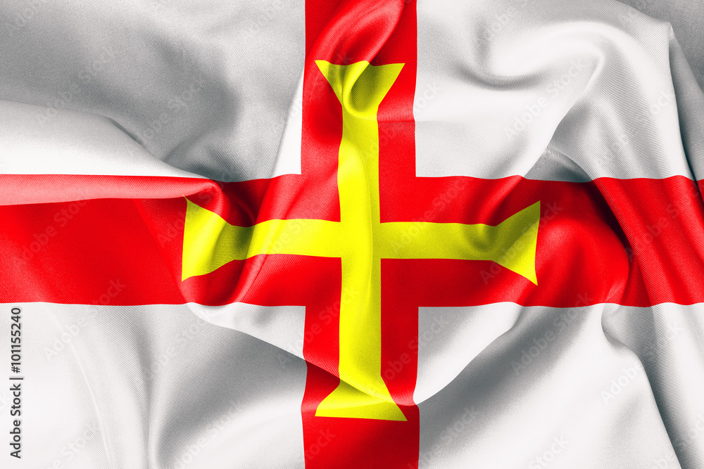 Obraz premium Guernsey Flag
