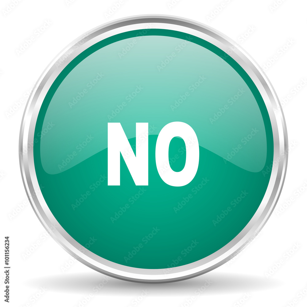 no blue glossy circle web icon