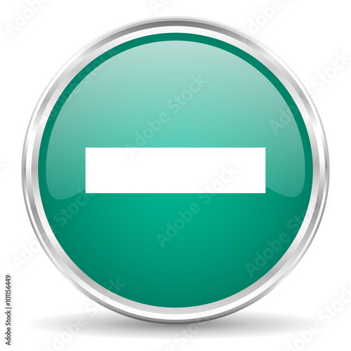 Free Download minus blue glossy circle web icon - GFXLoad