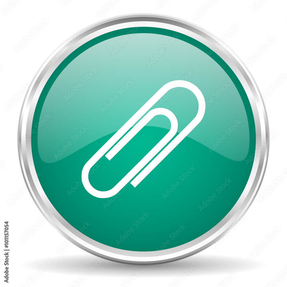 paperclip blue glossy circle web icon paperclip blue glossy circle web icon