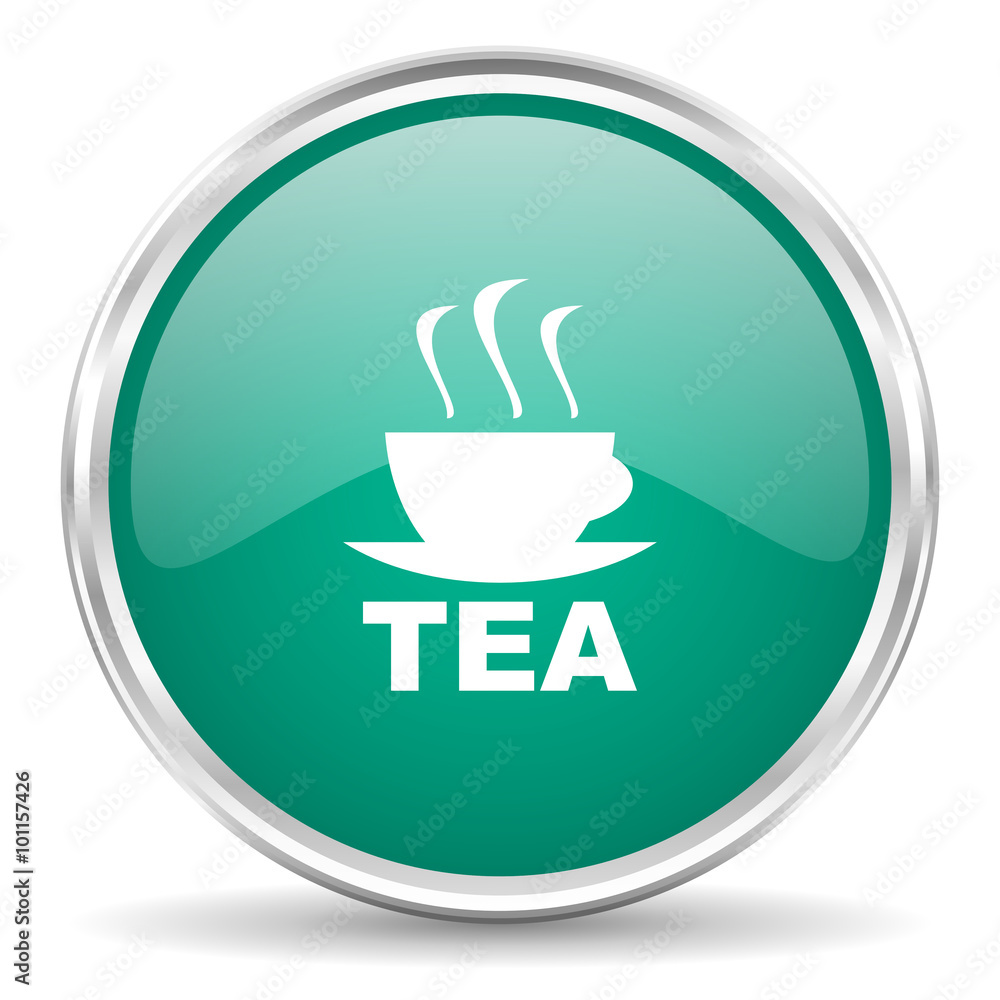 tea blue glossy circle web icon tea blue glossy circle web icon
