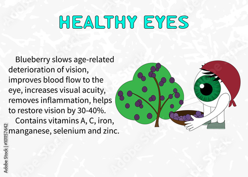 Benefits of blueberries for healthy eyes