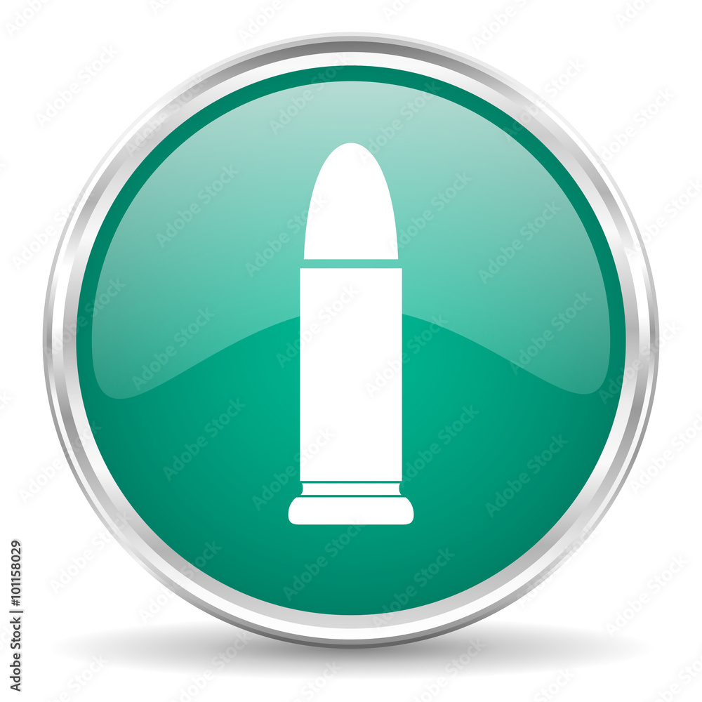 ammunition blue glossy circle web icon ammunition blue glossy circle web icon