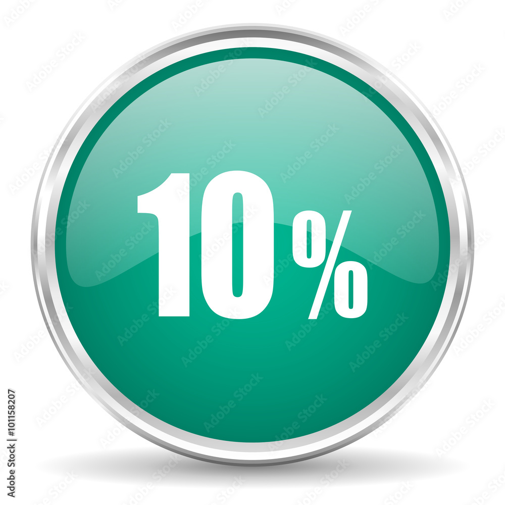 10 percent blue glossy circle web icon 10 percent blue glossy circle web icon