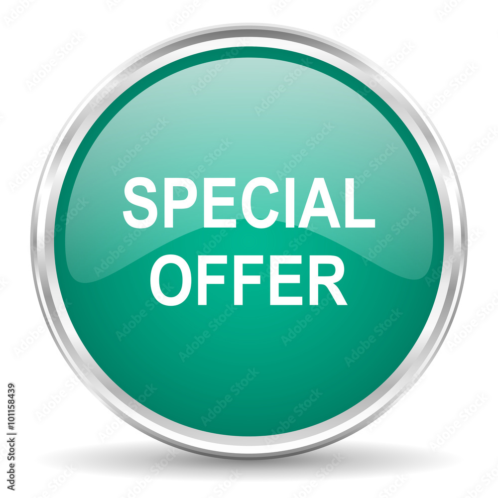 special offer blue glossy circle web icon special offer blue glossy circle web icon