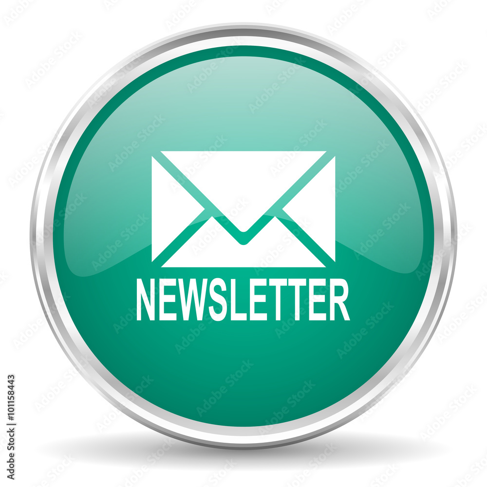 newsletter blue glossy circle web icon newsletter blue glossy circle web icon