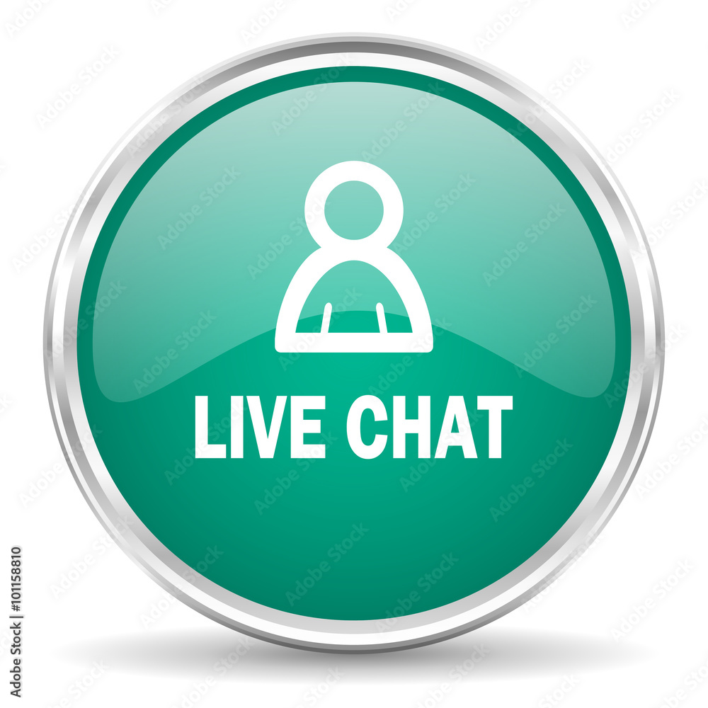 live chat blue glossy circle web icon live chat blue glossy circle web icon