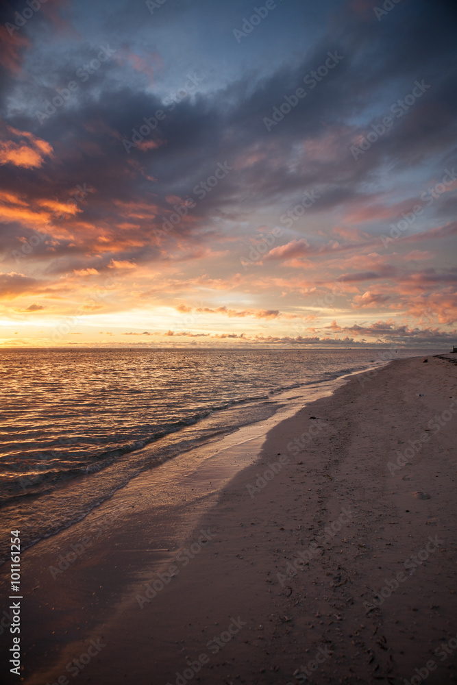 Tropical Beach and Sunset