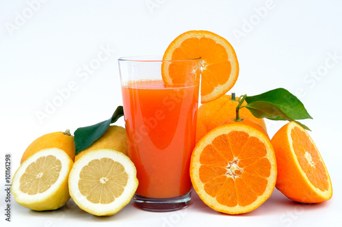 Juice of oranges and lemons