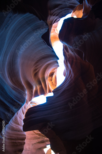 texture of the antelope canyon
