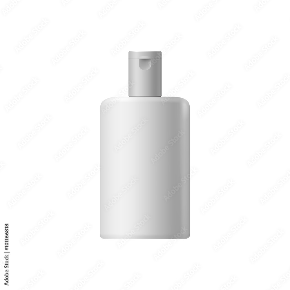 White blank cosmetic container White blank cosmetic container