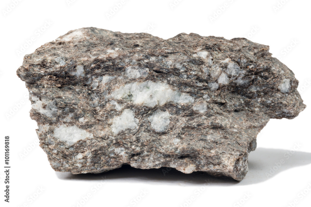 Fragment of gnelss on a white background
Fragment of gnelss on a white background
