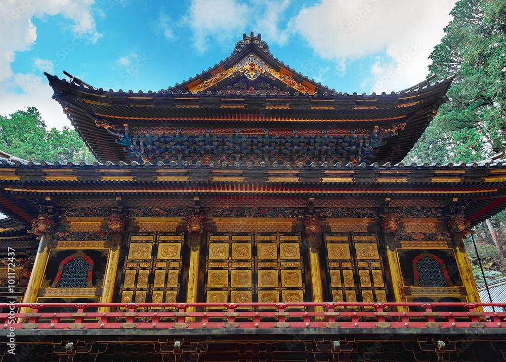 Taiyuinbyo Shrine in Nikko, Japan