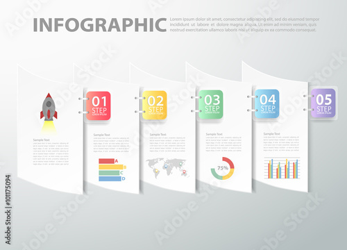 Abstract template infographic. can be used for workflow, layout, diagram