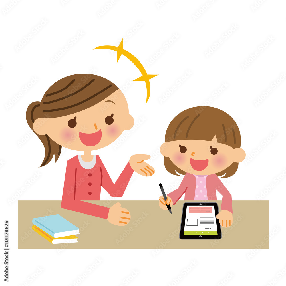 タブレットとお勉強 タブレットとお勉強