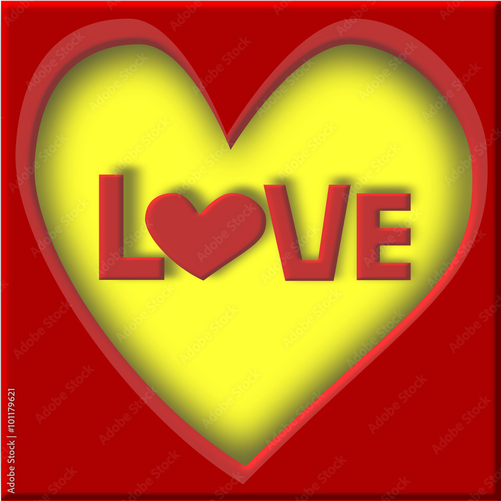 Love icon, Love card illustration Love icon, Love card illustration