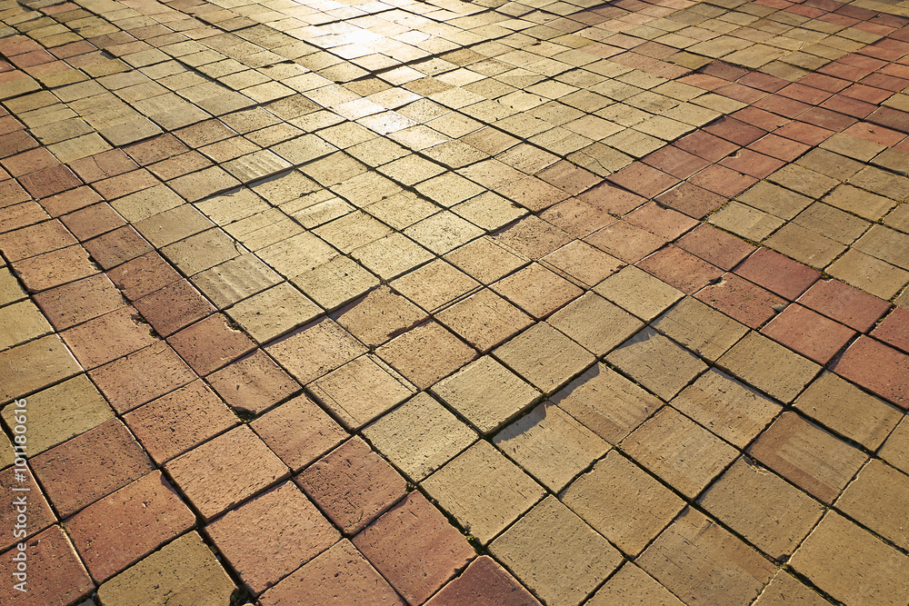 Fototapeta premium Stone road texture