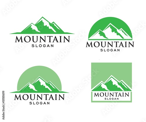three peaks green mountains logo