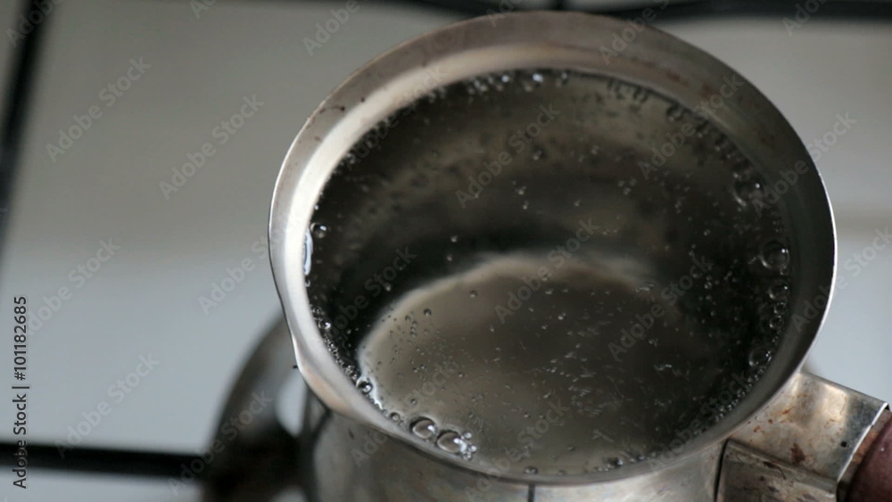 A Pot of Boiling Water on the Stove A Pot of Boiling Water on the Stove