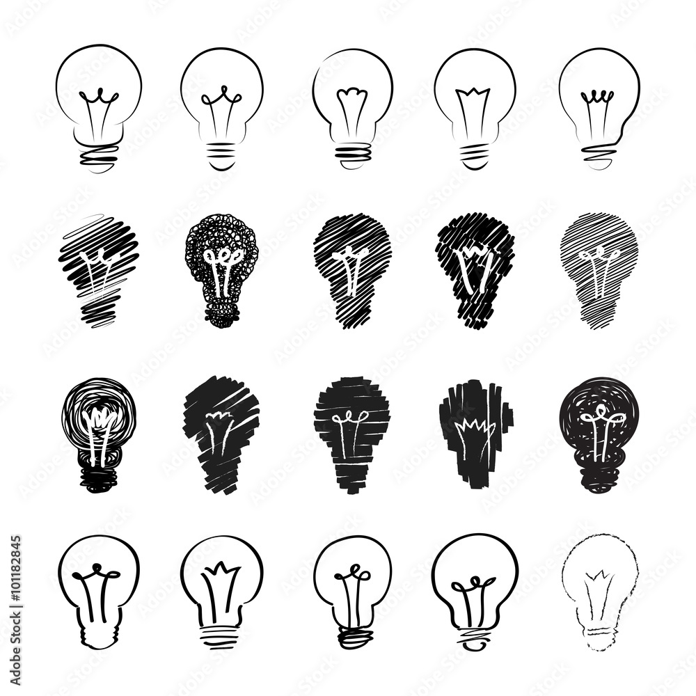 hand sketch lamps,vector hand sketch lamps,vector