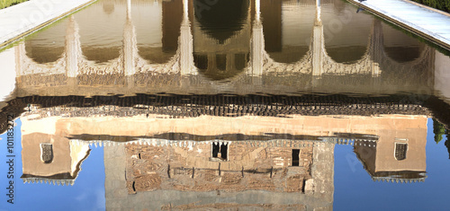 Canvas Print Alhambra Court of the Myrtles South Portico