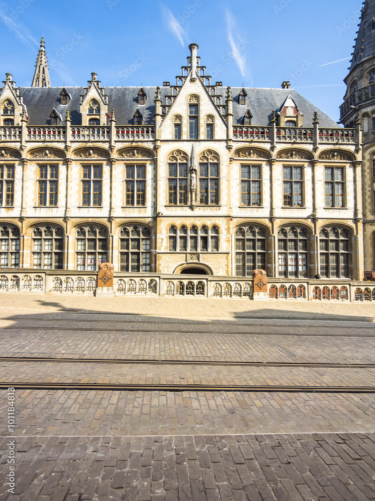 Fototapeta premium Ales Postamt, Gent Flandern