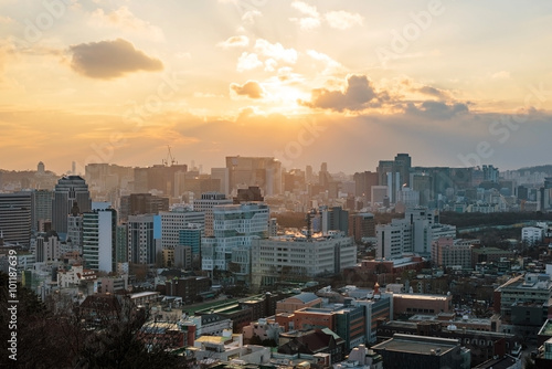 Photography View from Naksan park Seoul