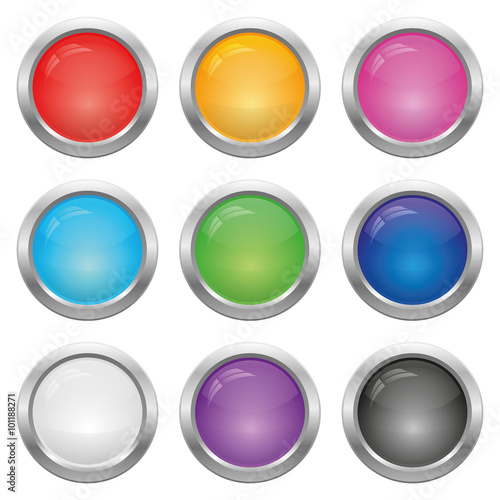Free Download Set of round buttons - GFXLoad