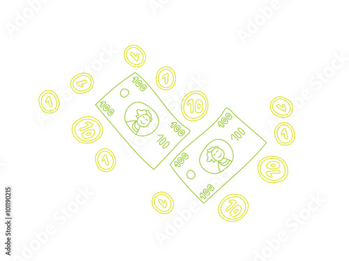 Doodle money elements