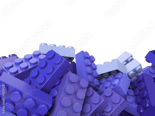 toy plastic bricks backgrou...