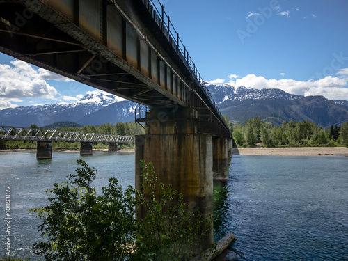 Bridging Waters in the Mountains Near Revelstoke © Chris Gardiner