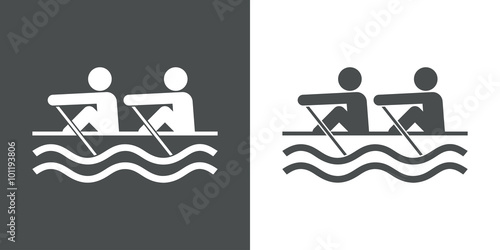 Icono plano remo #2
