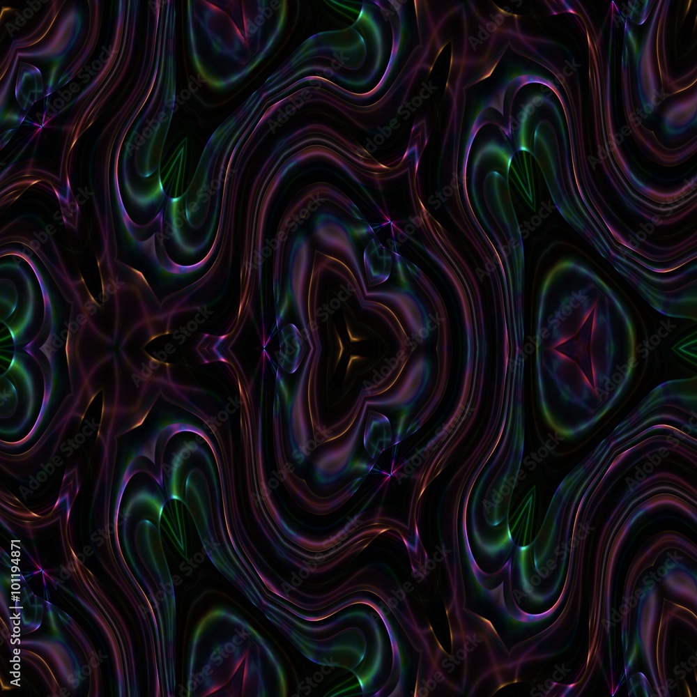 Obraz premium Kaleidoscopic wallpaper tiles