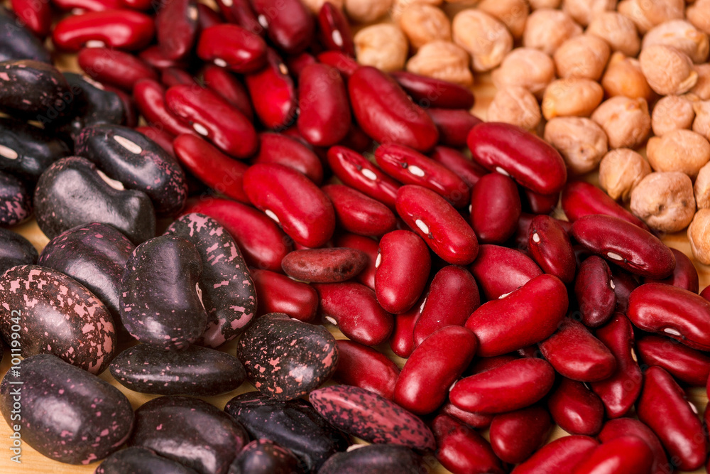colored puse chickpea colored puse chickpea
