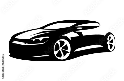 Car silhouette vector