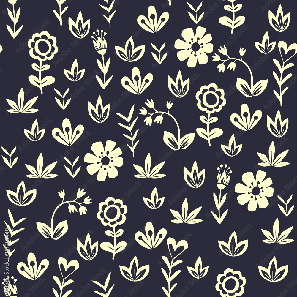Flowers. vector seamless pattern Flowers. vector seamless pattern