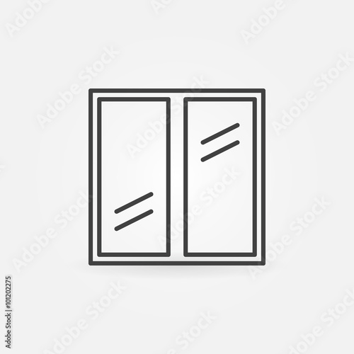 Plastic window icon