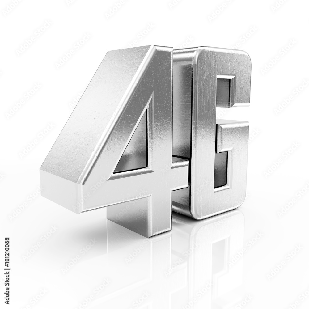 3D Symbol in Red and Blue Color isolated on white background 3D Symbol in Red and Blue Color isolated on white background