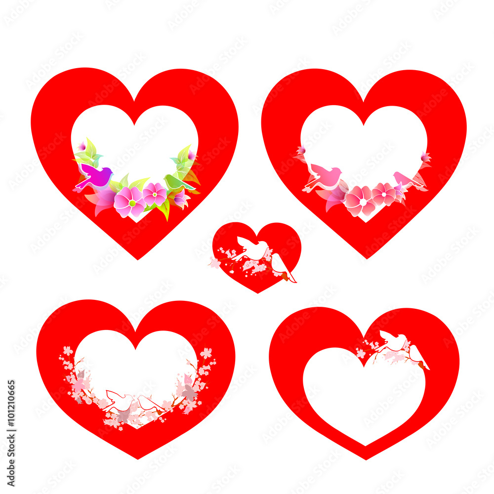 love hearts, love hearts,