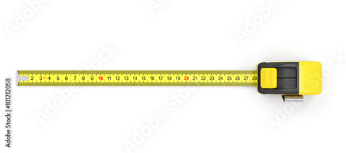Measure Tape isolated on white background