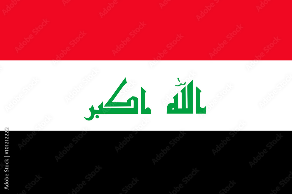 Obraz premium Flag of Iraq