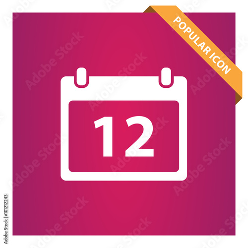 Calendar sign icon