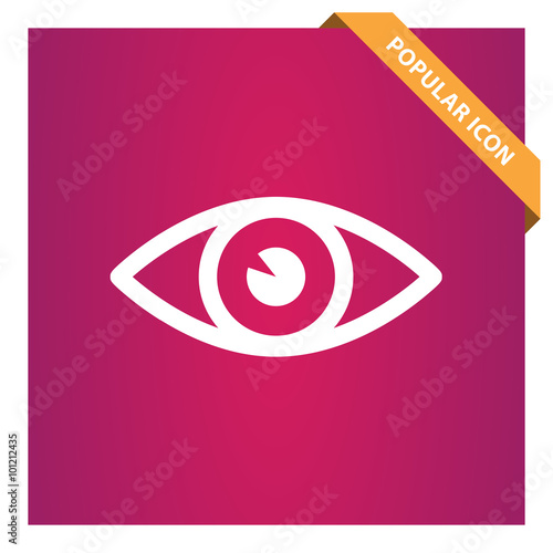Eye sign icon