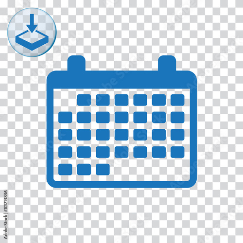 Calendar month sign icon