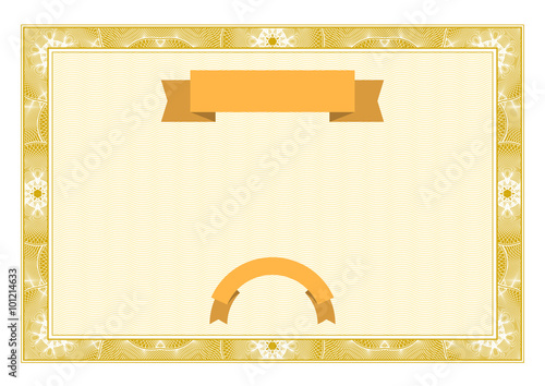 Certificate. Template diplomas, currency. Vector