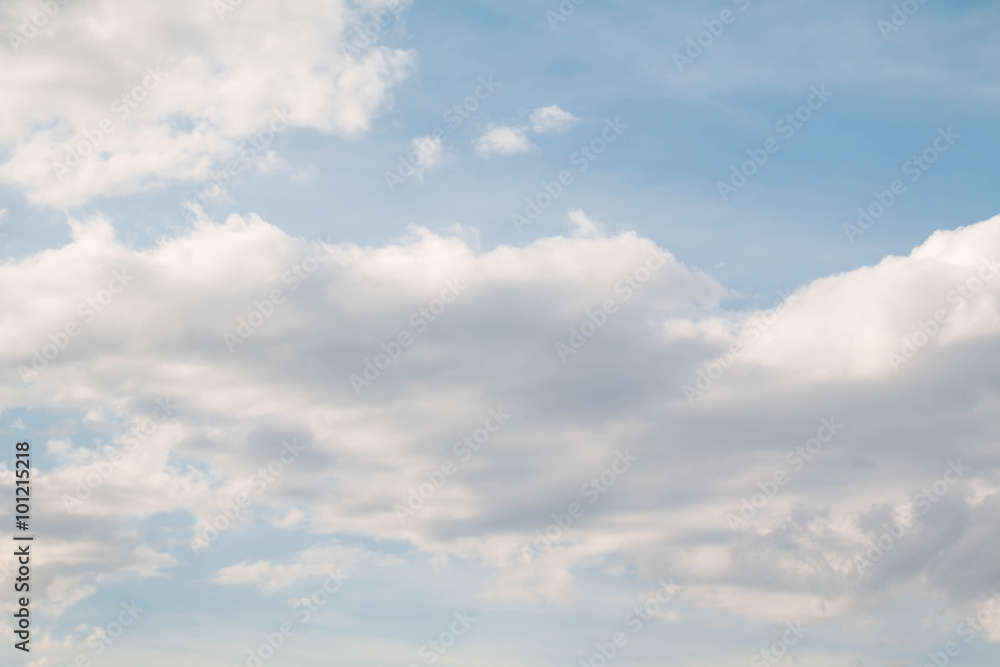 blue sky background with  clouds